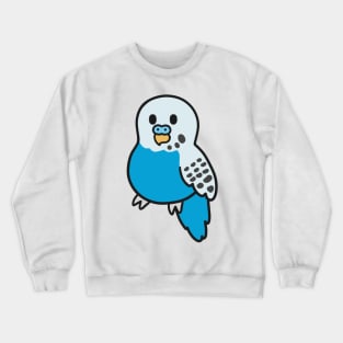 Cute Blue Budgie Crewneck Sweatshirt